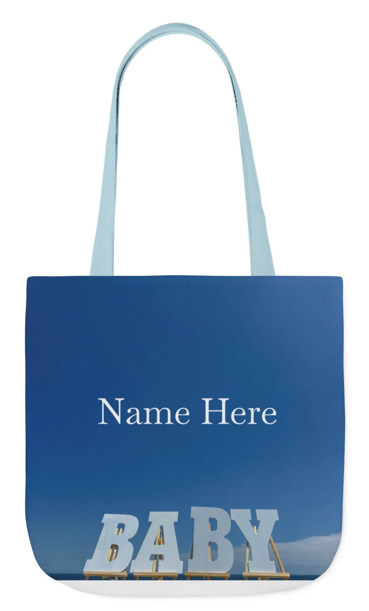 personalized baby tote bag 18" x 18"