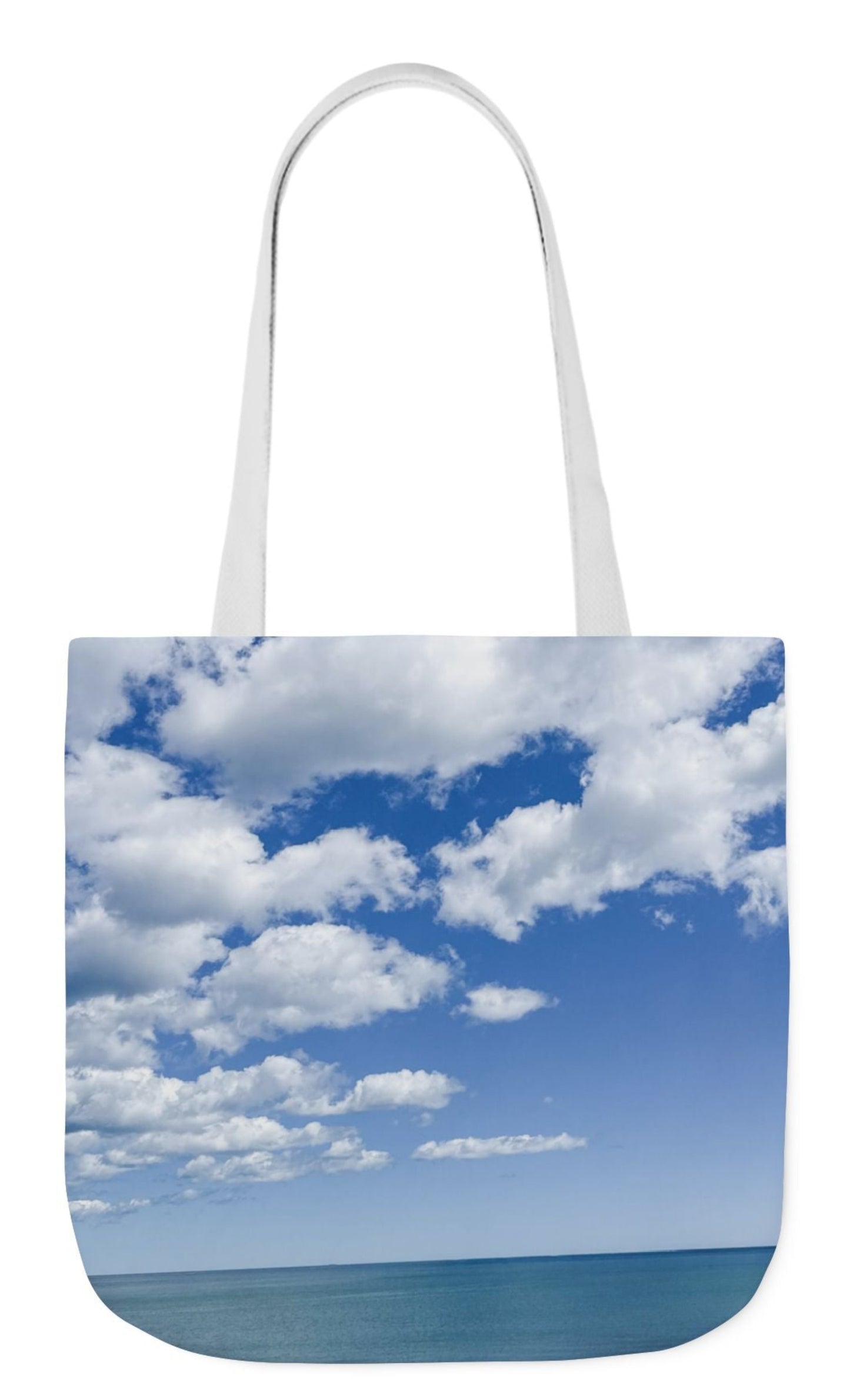 back of personalized bride tote bag 18 x 18