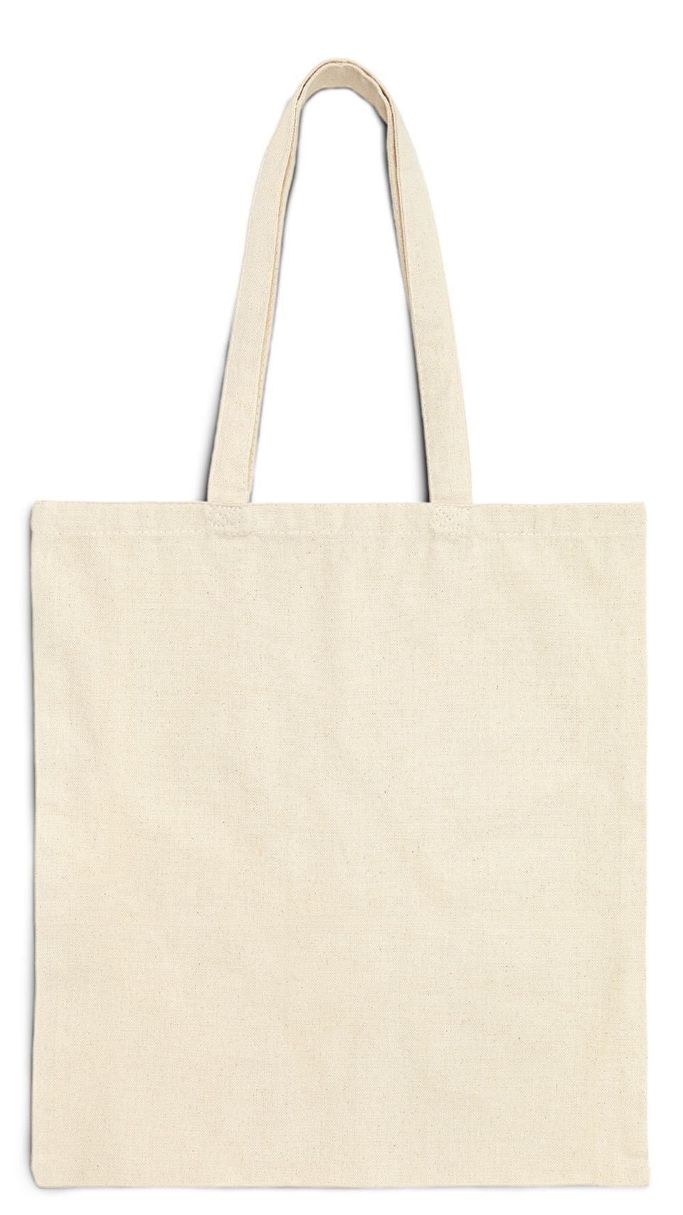 Travel Tote Bag Natural Color 15” x 16” Cotton Canvas Print on One Side. “Seaside Travel Bag”