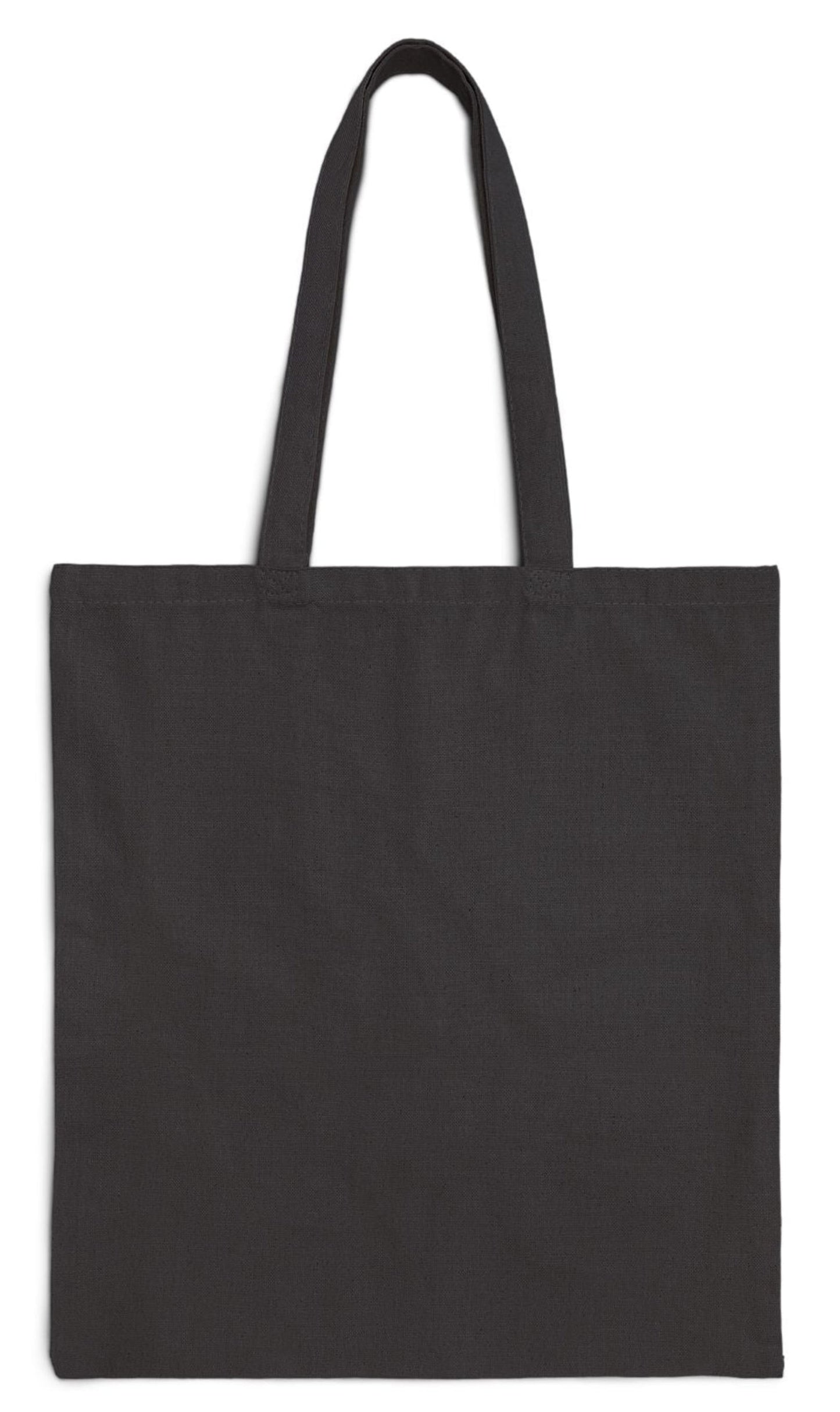 back of book tote bag black