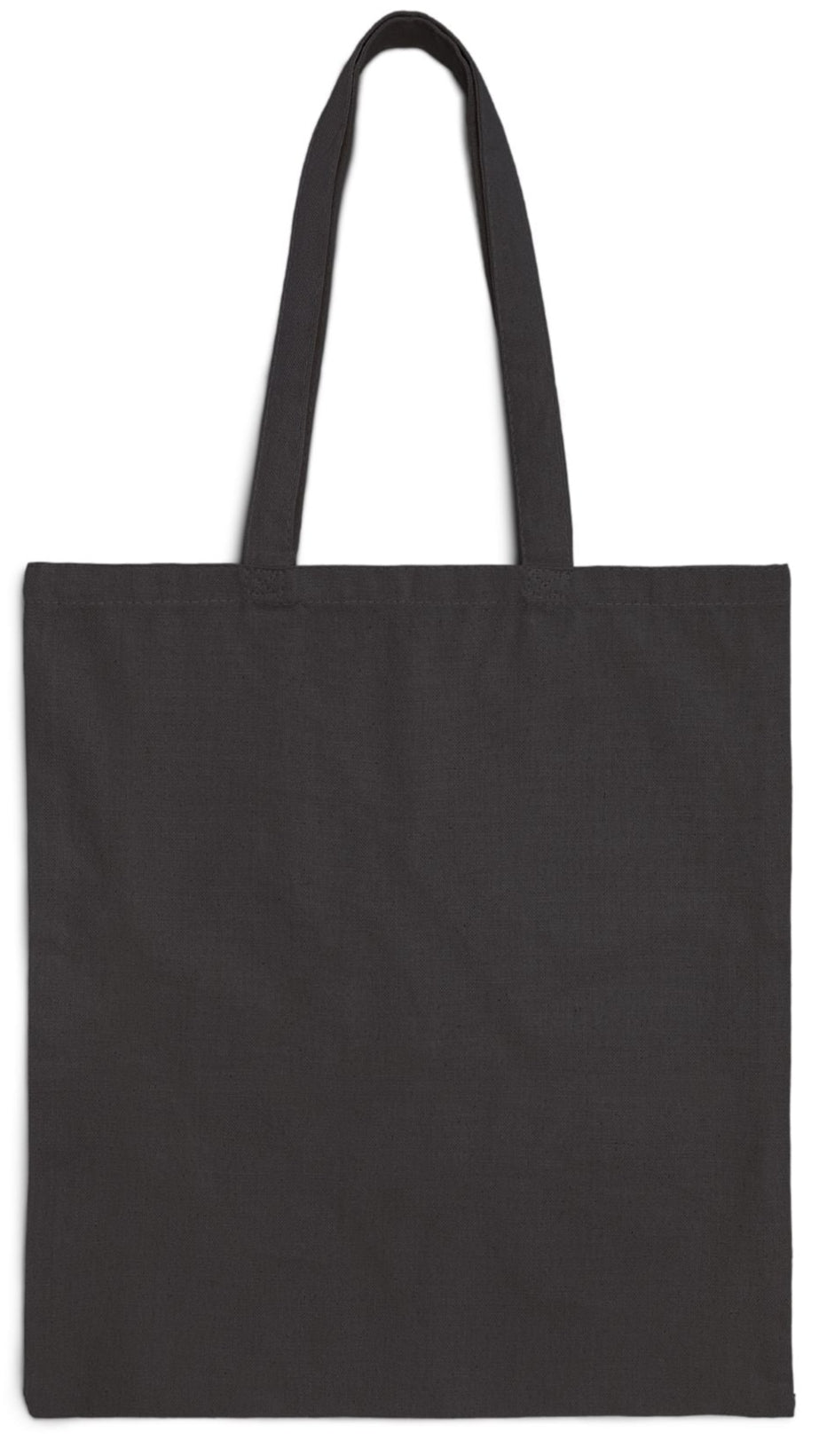 Beach Tote Bag Black 15" x 16" Cotton Canvas Print on One Side. "Shore Bird"