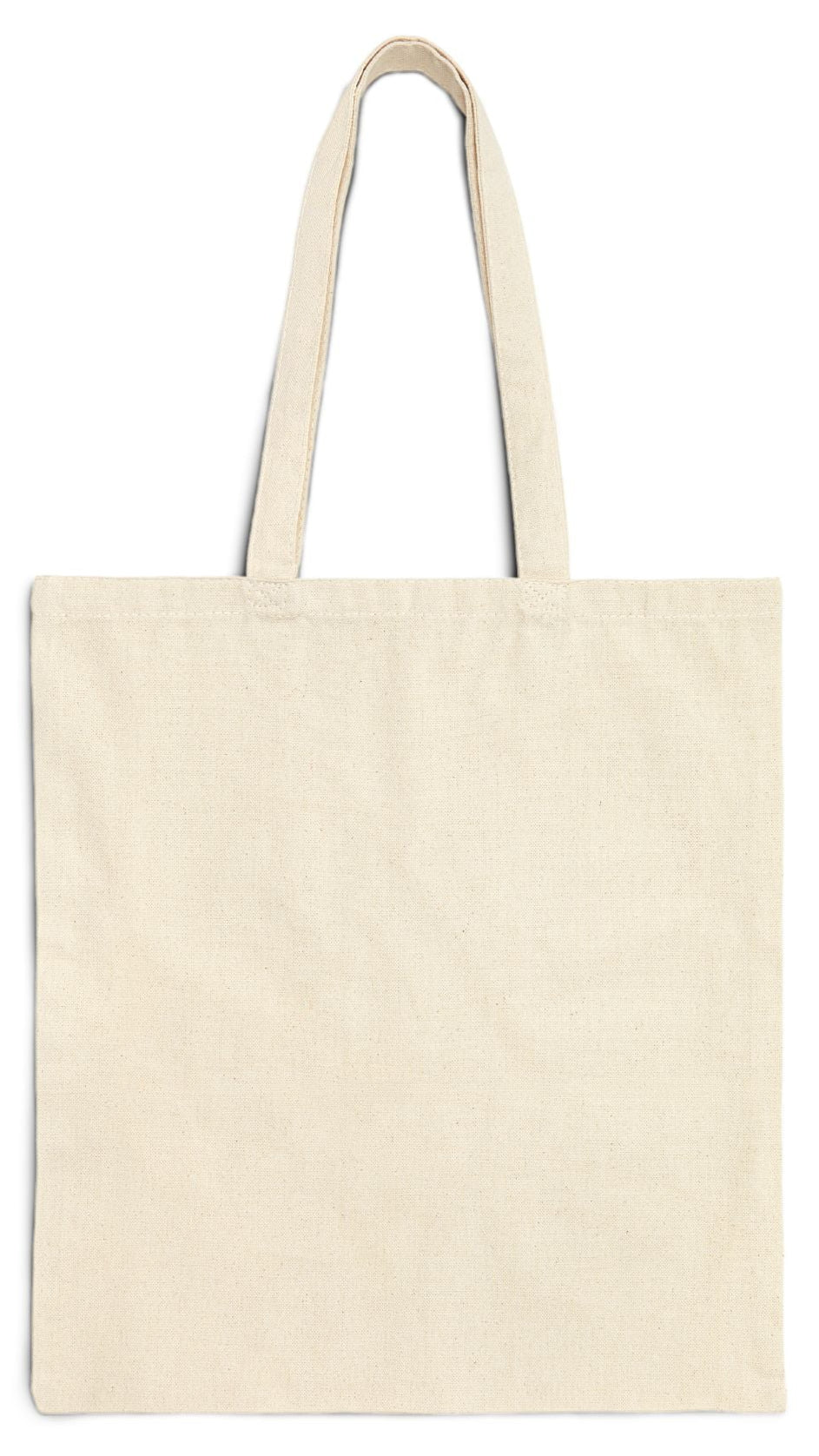 Birthday Tote Bag Natural Color 15" x 16" Cotton Canvas Print on One Side. "Beach Sand Birthday"