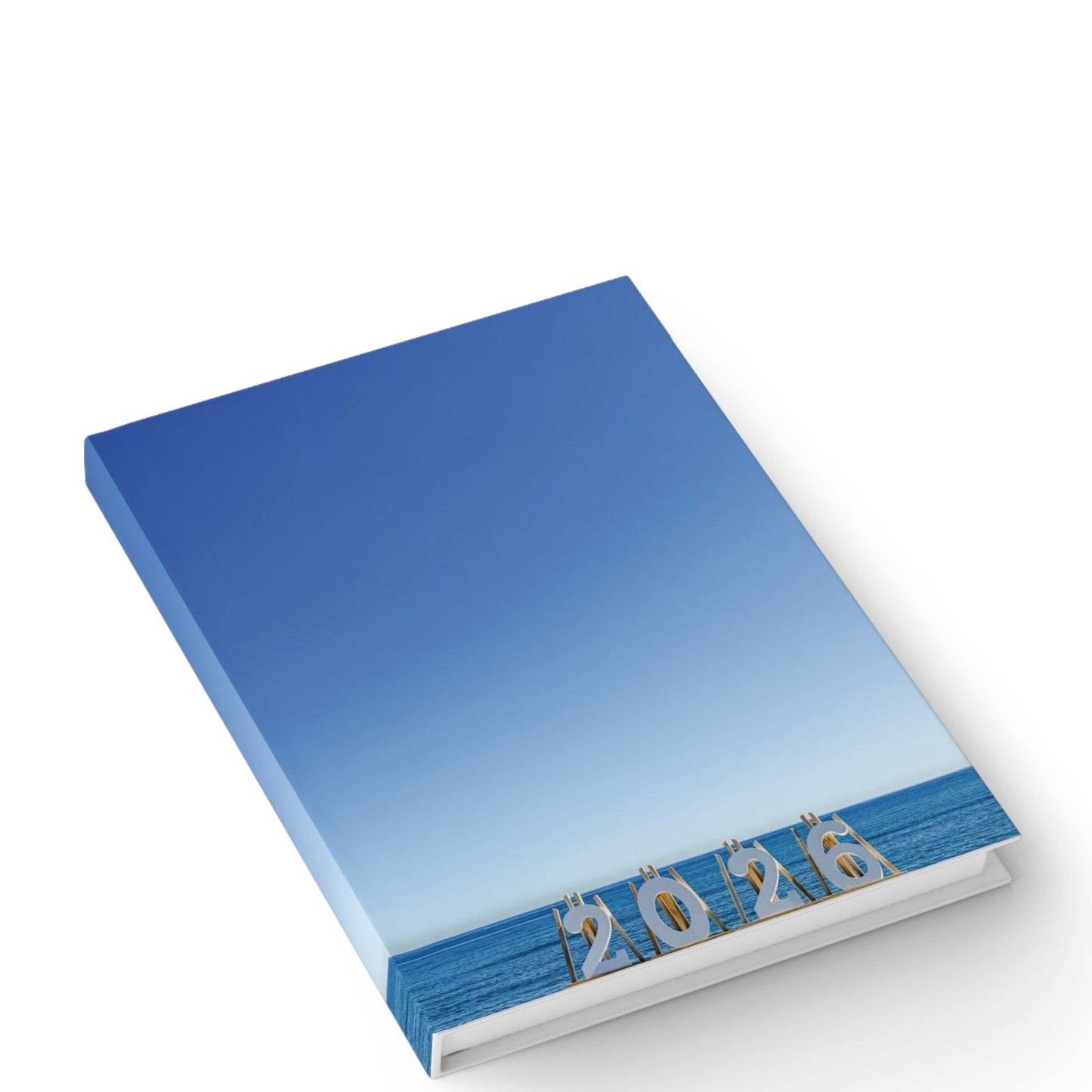 2026 Hardcover Blank Journal - Ruled Line. “2026 Seaside Journal”