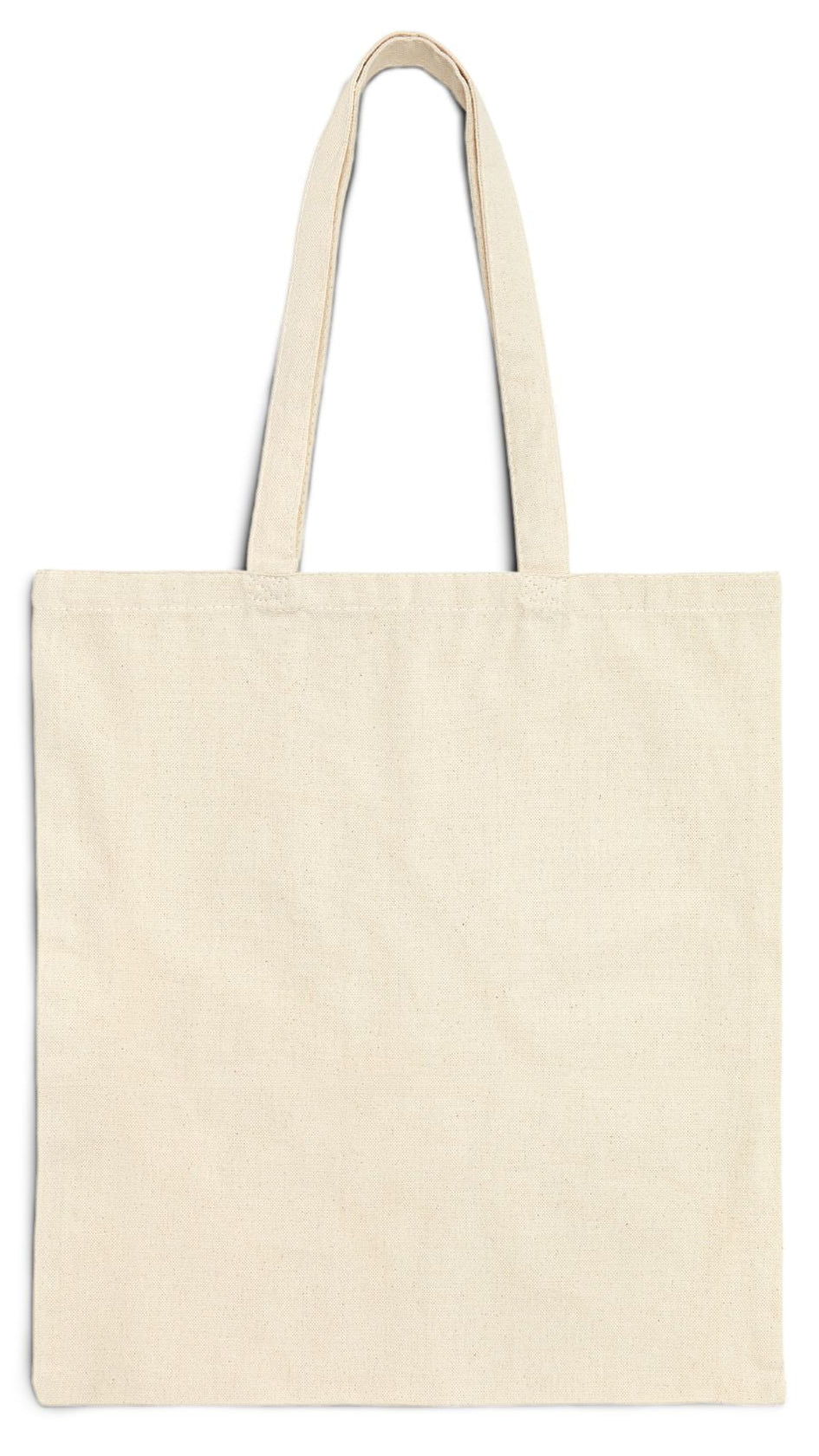 Floral Tote Bag Natural Color 15” x 16” Cotton Canvas Print on One Side. "Seaside Flower"