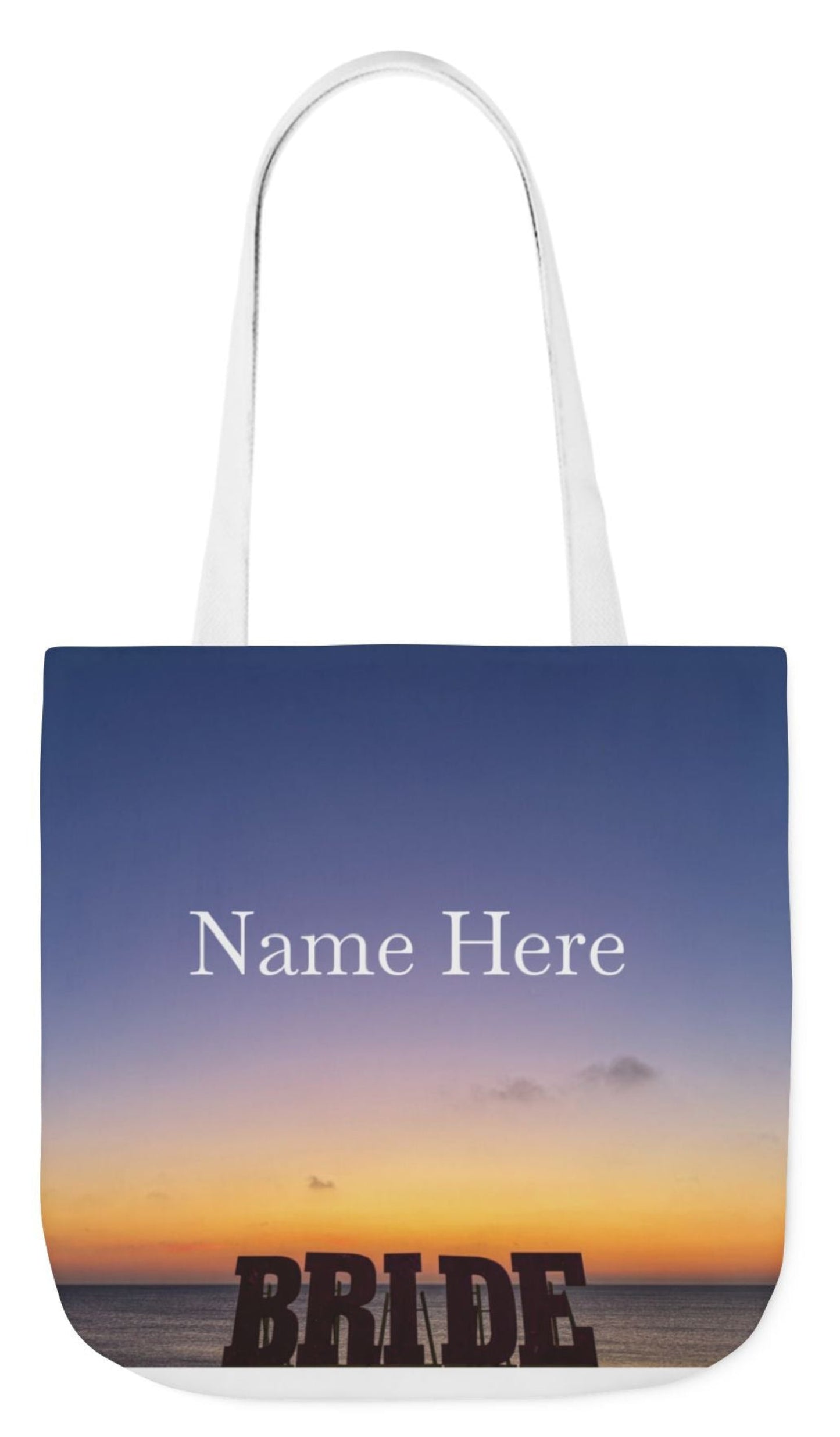 Personalized Daybreak Bride Bag| Choice of Pink or White Handles