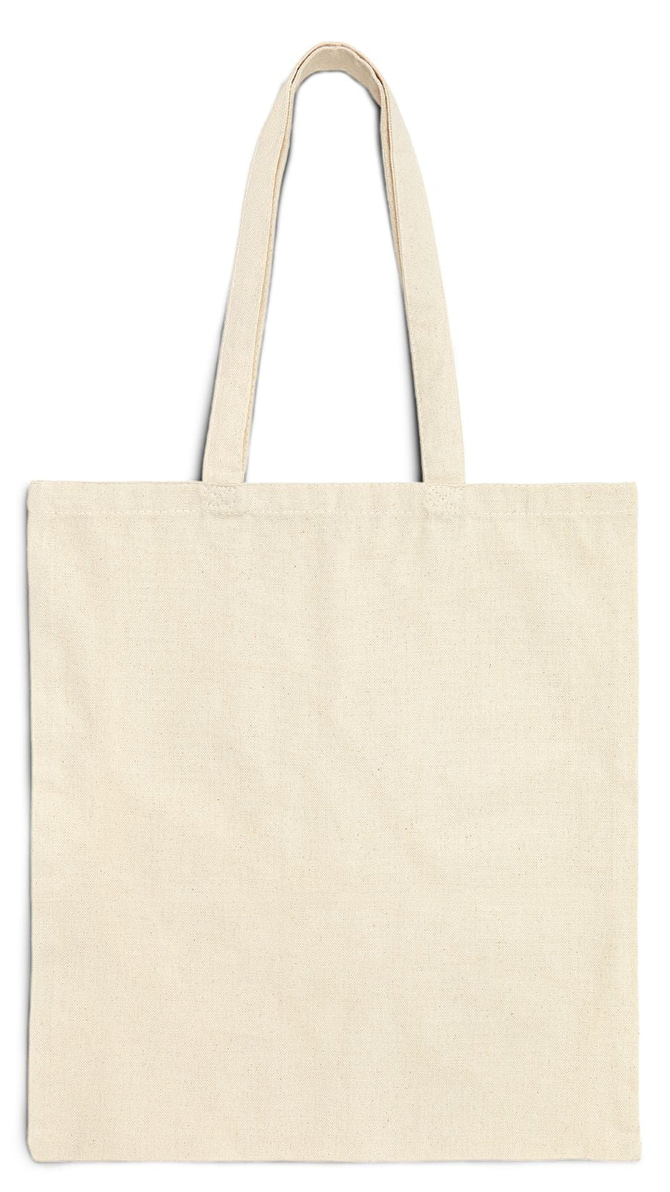 Travel Tote Bag Natural Color 15” x 16” Cotton Canvas Print on One Side. “Seaside Travel Bag”