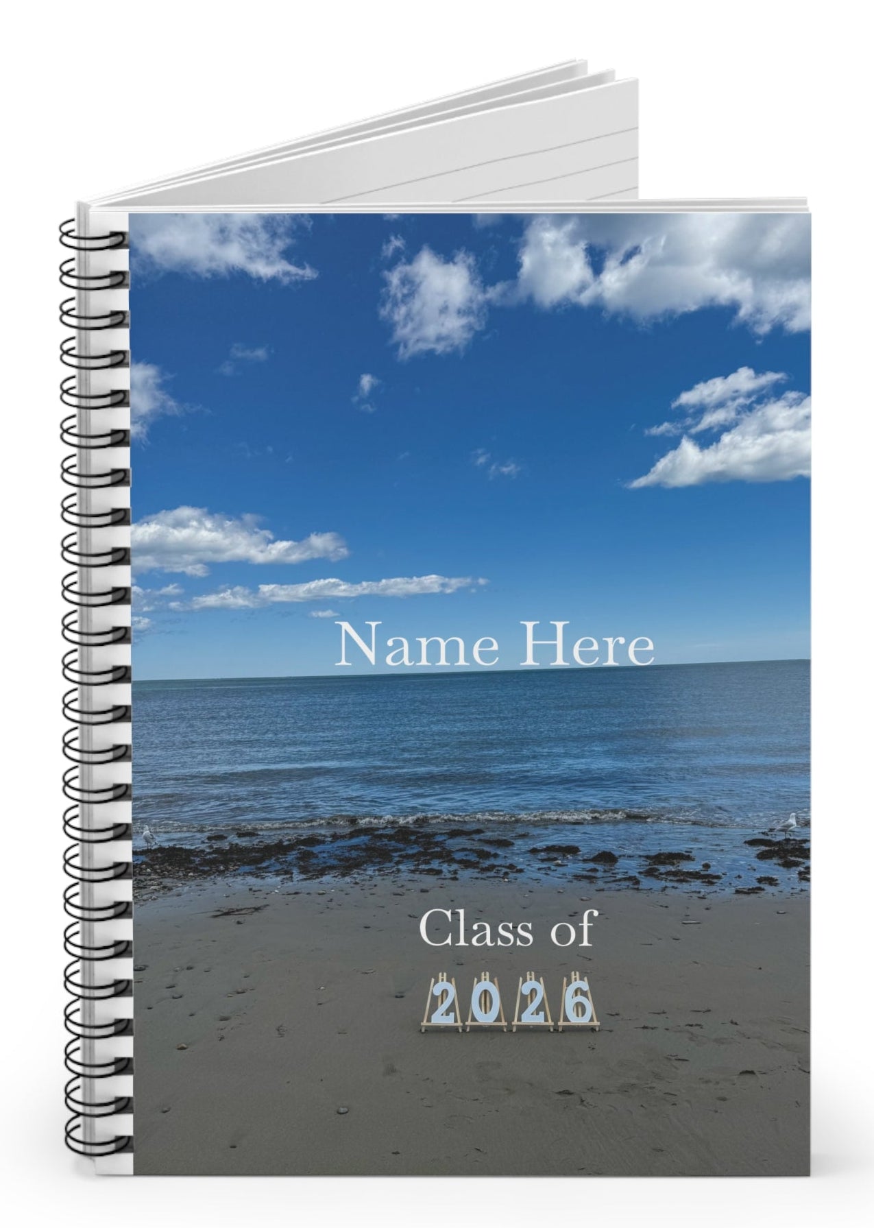 Personalized Class of 2026 Spiral Notebook - Ruled Line