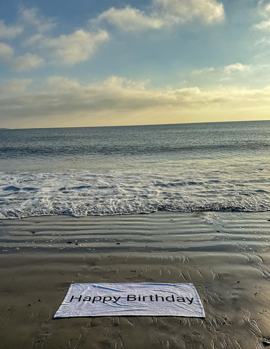 Digital Birthday Card|Sunlit Beach|Send or Print