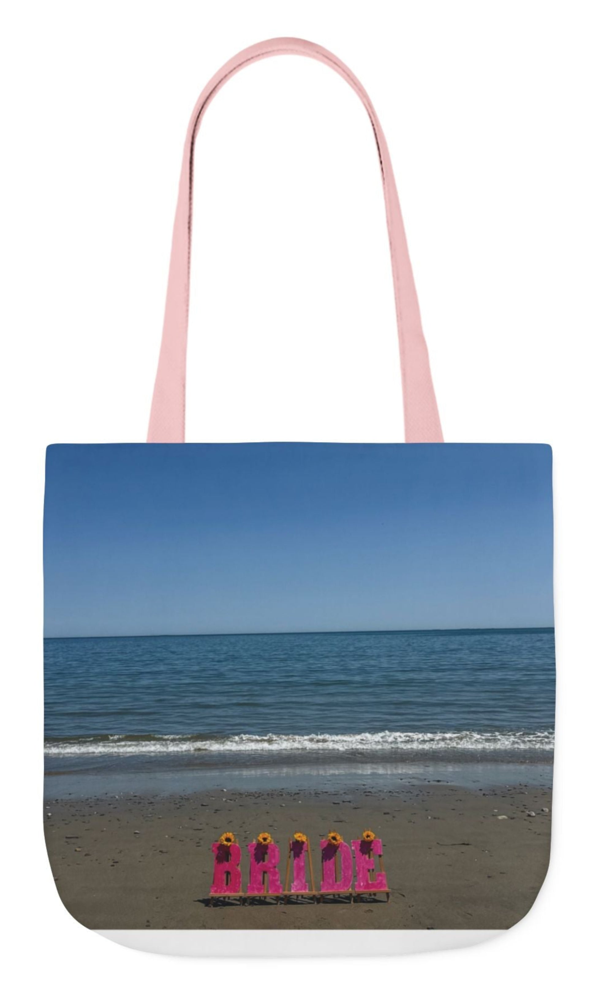 double sided bride tote bag 18 x 18 