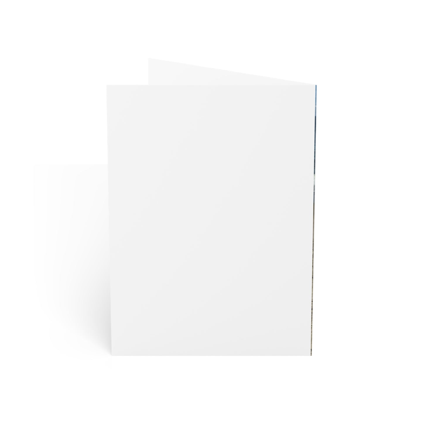 Christmas Cards 10 Pack with Envelopes Blank Inside 5" Width 7" Height  "Beachfront Christmas"