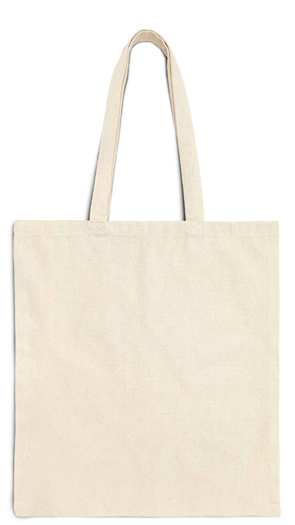 Everyday Tote Bag Natural Color 15" x 16" Cotton Canvas Print on One Side. "Shore Bird"