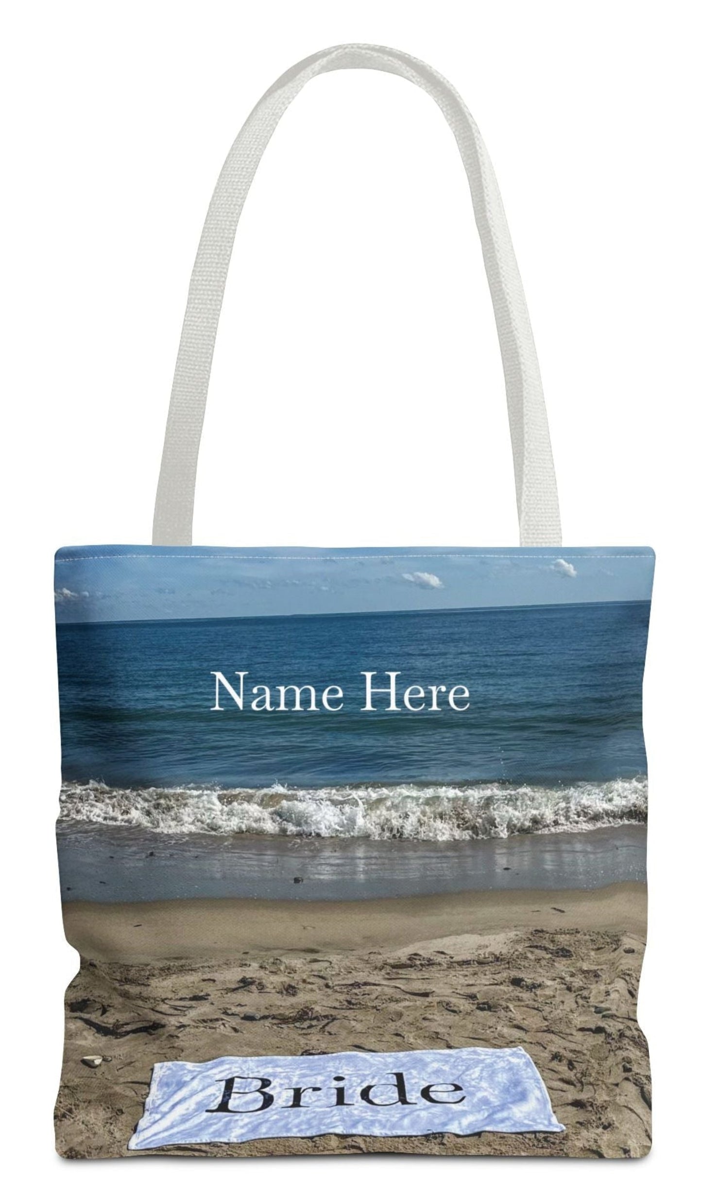 bride tote bag beach sand bride bride bag