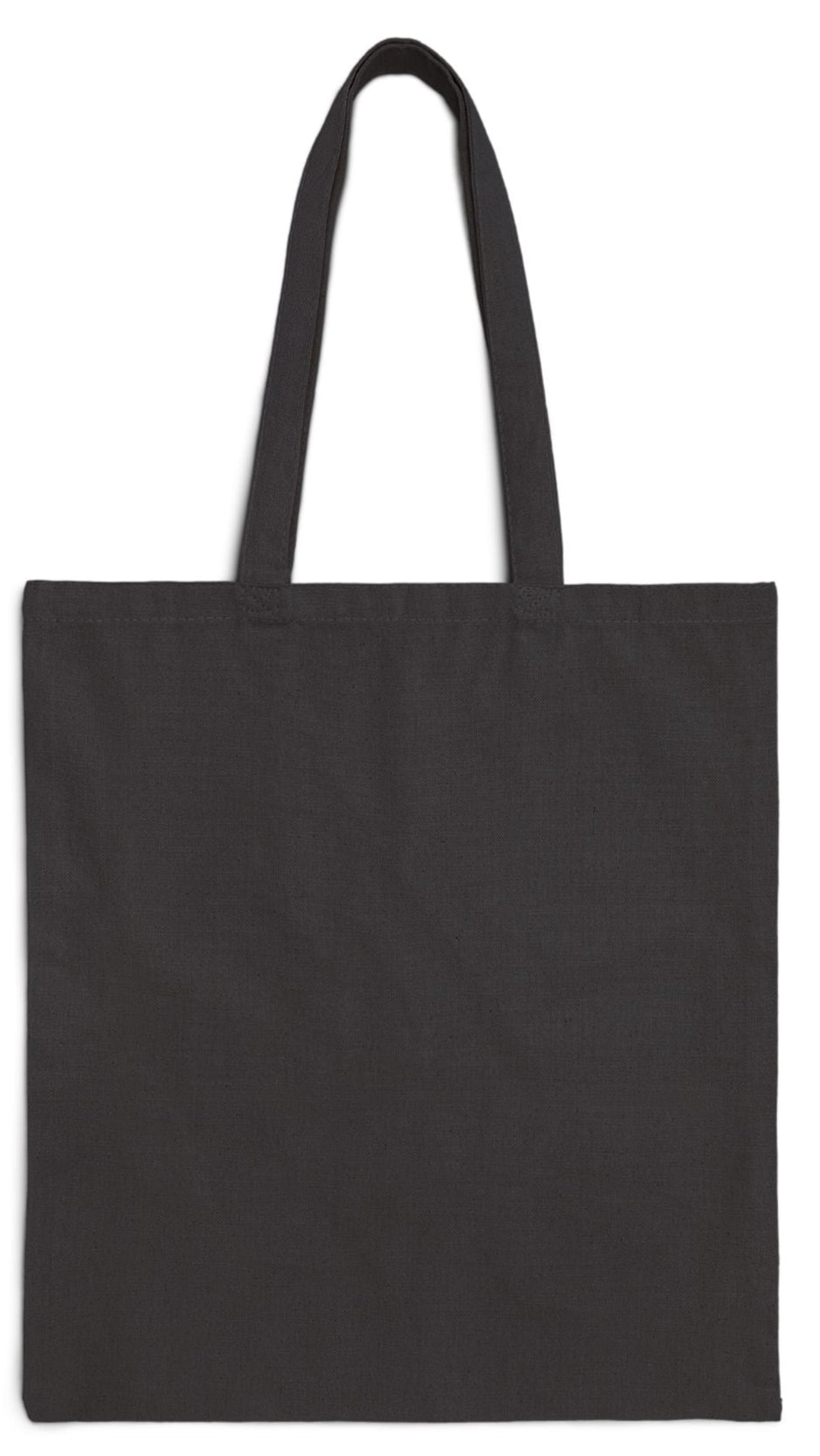 Art Tote Bag Black 15" x 16" Cotton Canvas Print on One Side. "Beach Art"