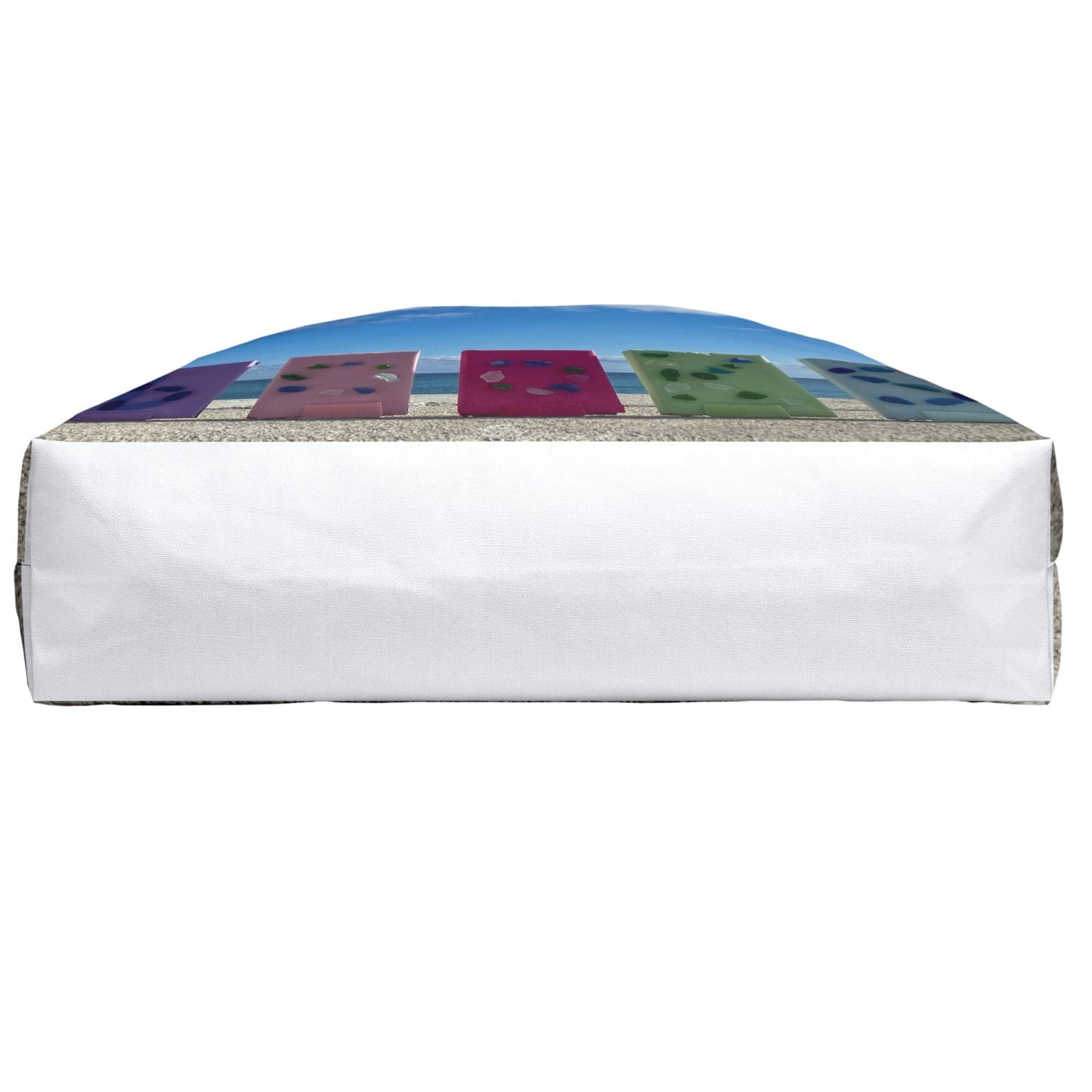 Book Weekender Tote Bag 24" x 13" Same Print on Both Sides. "Shoreline Books"