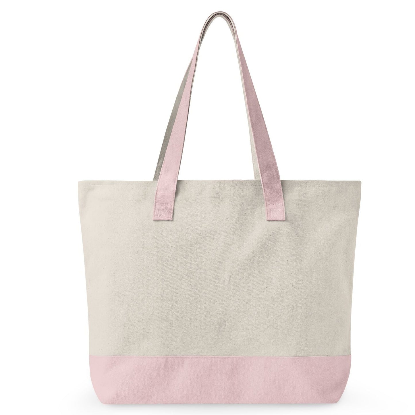 "New" Personalized Bride Tote Bag with Zippers and Pink Highlights