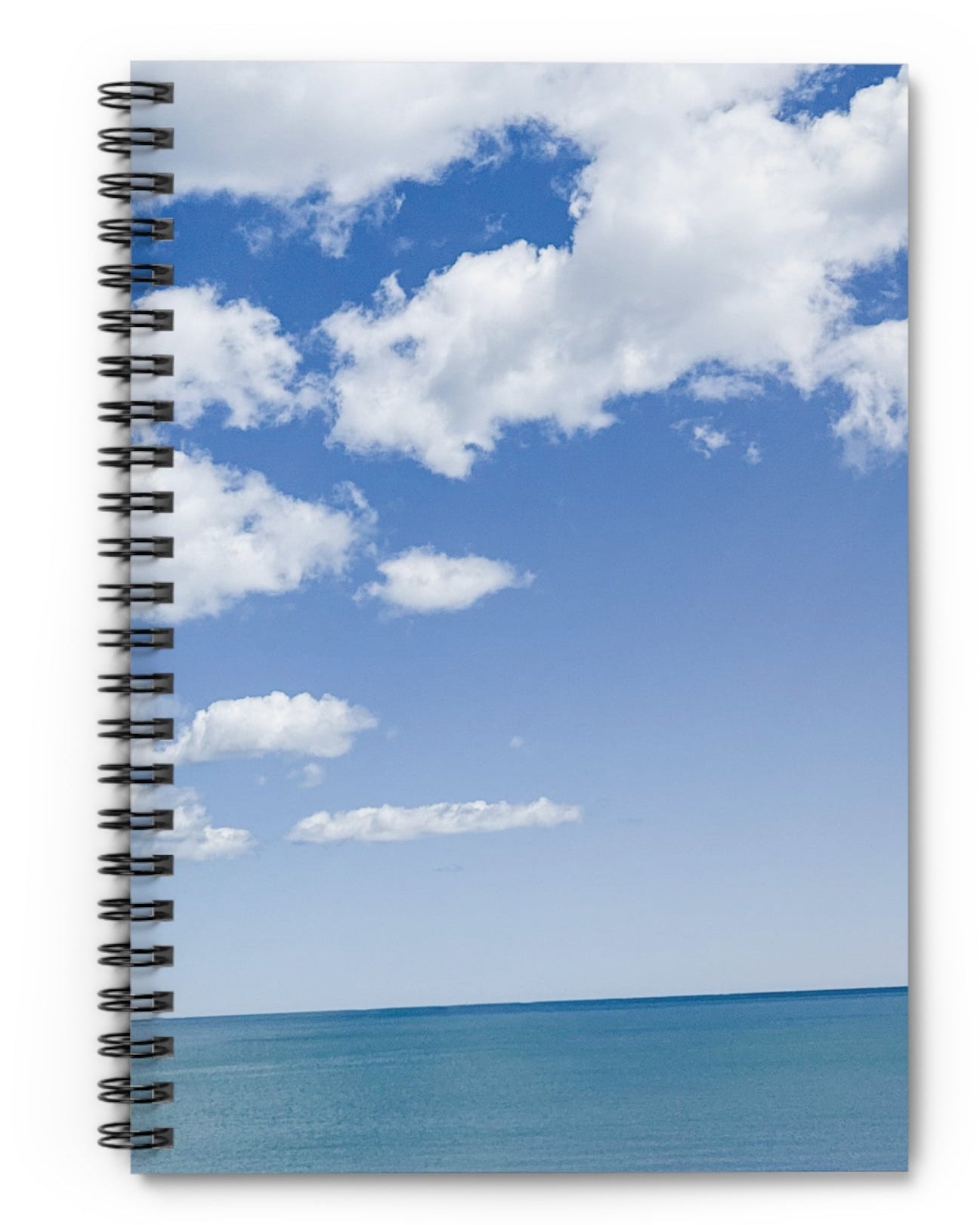 Beach Themed Spiral Notebook - Ruled Line