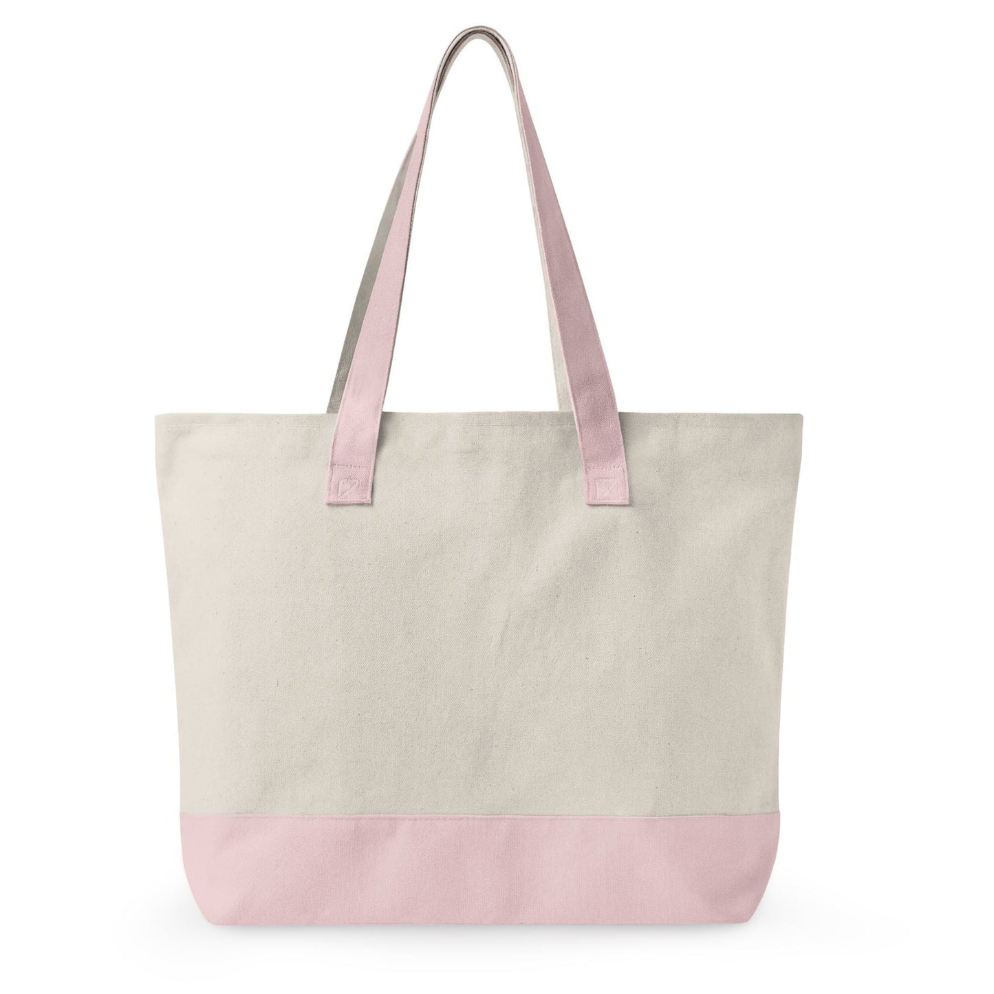 "New" Bride Tote Bag with Zippers and Pink Highlights. "Beachfront Bride Bag"
