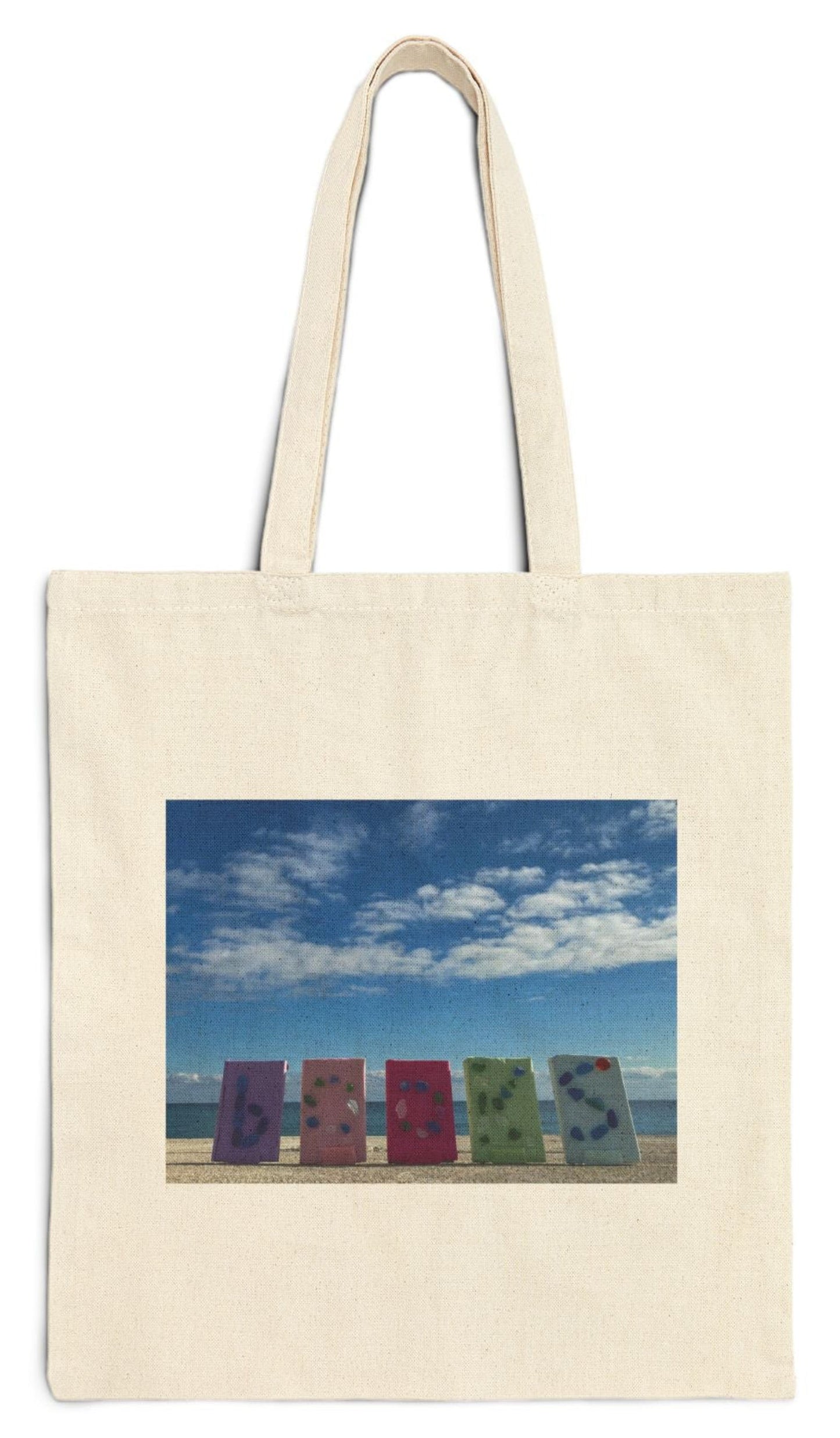 book tote bag natural color 15 x 16