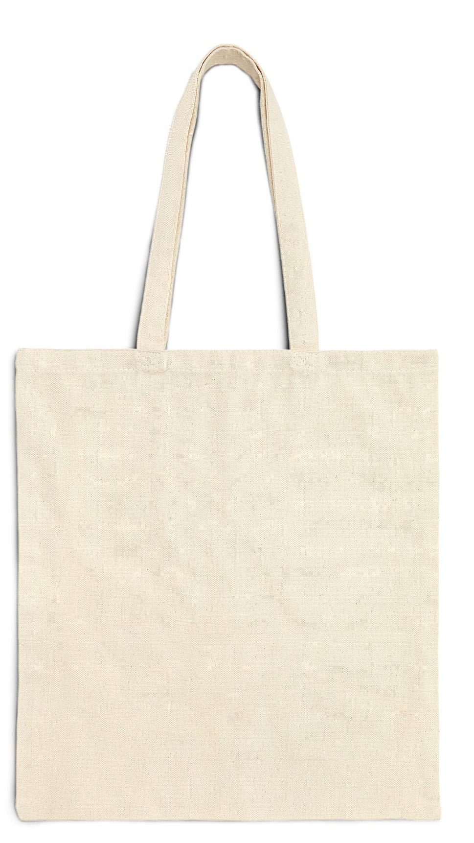 Birthday Tote Bag Natural Color 15" x 16" Cotton Canvas Print on One Side. "Beach Sand Birthday"