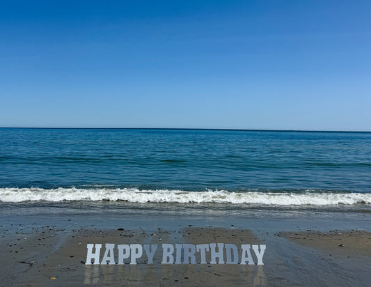 Digital Birthday Card|Beach Design|Send or Print