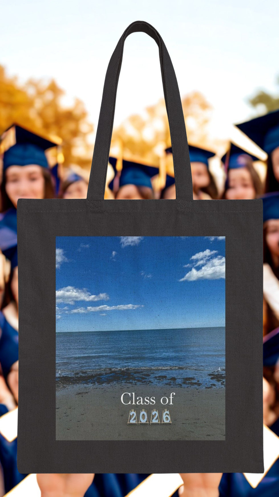 Seagulls Class of 2026 Tote Bag Black - Graduation Gift